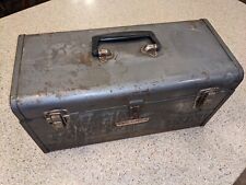 Vintage Sears Craftsman Steel Hand Carry Tool Box With Tray 18