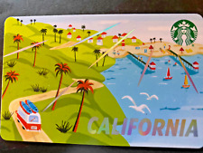 Starbucks 2019 CALIFORNIA  Coastline Beach MARKER card No swipes,pin intact, NEW picture
