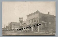 RPPC Street View Piano Record Store WEST CONCORD MN Vintage Real Photo Postcard picture