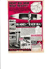 Mead Gliders Print Ad 1939 Build A Light Weight Boat picture