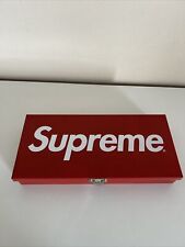 Used Supreme Large Metal Storage Box Red 2017 Release picture