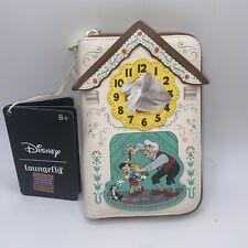 Loungefly Disney Pinocchio Cuckoo Clock Zip Around Wallet Limited Edition picture