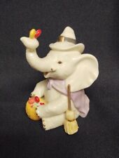 Lenox TRUNK AND TREATS Figurine Figure Halloween Witch Hat Broom Elephant  picture
