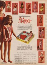 Vintage Mattel Barbie Skipper Ad Reproduction Print Advertising 17x12 picture