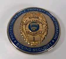 Boeing South Carolina Security Fire Dept Medallion Coin picture