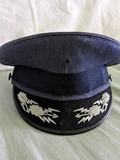 Vtg USAF Military Officers Colonel Morry Luxenberg Cap Clouds Lighting Bolts Sz7 picture