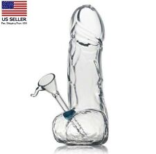 🔥Penis Glass Pipe Thick Glass Bong Glass Tobacco Smoking Hookahs 🔥 picture