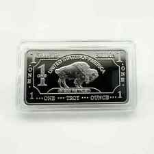 COMMORATIVE, SILVER,  1 TROY OZ OF SILVER CLAD BAR picture