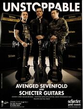 Schecter Guitar Research -AVENGED SEVENFOLD - ZACKY CHRIST & SYNYSTER - Print Ad picture