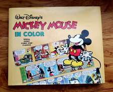 Walt Disney's Mickey Mouse in Color - Comic Strips - Hardback Book, 1st ed. 1988 picture