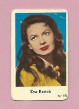 1955-58 Dutch Gum Card Nr #978 Eva Bartok picture