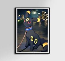 Umbreon Pet PokeArt Canvas Poster Anime wall Art home decor picture