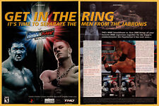 Smack Down vs RAW 2006 - 2 Page Video Game Print Ad / Poster Promo Art 2006 picture