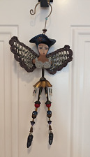 KIMBERLY WILLCOX Silvestri Angel Ornament Crocheted Wings Whimsical Steampunk picture