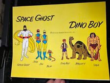 SPACE GHOST animation Cel DINO BOY Print  Publicity Concept Art Cartoons  F1 picture