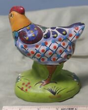 Vintage Mexican chicken Red clay pottery picture