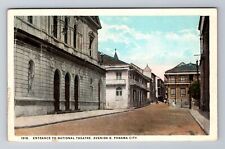 Panama City FL-Florida, Entrance To National Theatre, Antique, Vintage Postcard picture
