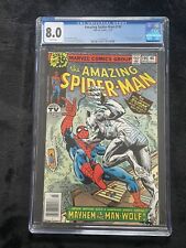 AMAZING SPIDER-MAN #190 CGC 8.0 WHITE PAGES MARVEL COMICS MARCH 1979 MAN-WOLF picture