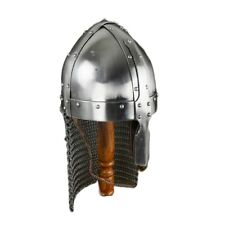 Norman Nasal Medieval Helmet Chainmail Helmet, Gift For Cosplayer picture