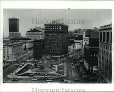 1992 Press Photo Looking down into the Public Square in Cleveland - cvb10186 picture