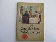 Vintage One Hundred Tested Recipes Carnation Milk Cook Booklet 1923 picture
