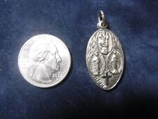 Sterling Silver Vintage Four Way Slider Medal, Miraculous Medal, Scapular picture