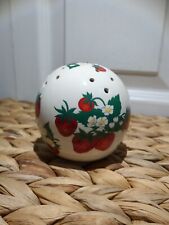 Vintage Potpourri Ornament Strawberries Porcelain Decorative Room Fragrance Ball picture