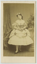 1860-70 Ulric Rough CDV Emilie Keller, actress (Varieties and Palais-Royal). picture