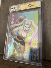 HARLEY QUINN #31 CGC 9.6 SS Sign CLAYTON CRAIN SDCC VIRGIN VARIANT FOIL LE 1000 picture