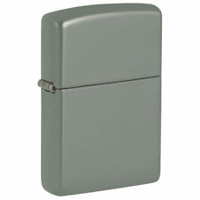 Zippo Windproof Lighter Classic Smooth Sage Silver Finish Refillable 49843 picture