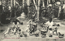 PC CPA SRI LANKA, CEYLON, SINHALESE FANCY POTTERS, Vintage Postcard (b13652) picture