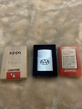 1977 ZIPPO AAA Brushed Chrome Lighter MINT NEVER FIRED IN BOX  picture