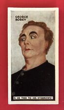 1935 Sir GEORGE ROBEY Godfrey Phillips IN THE PUBLIC EYE Tobacco Card #30 Panto picture