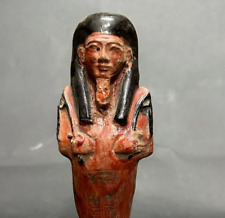 Ancient Egyptian Antiques Ushabti Statue The Pharaonic Servant Of Graves Rare BC picture