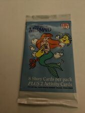 The Little Mermaid Pro Set 1991 Sealed Pack Vintage Disney Unopened picture