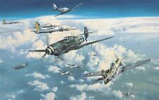 Headlong into the Clash by Robert Taylor signed by Luftwaffe & US Fighter Aces picture