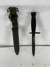COLT VIETNAM ERA M7 BAYONET WITH ORIGINAL M8A1 SCABBARD 62316 Numbered Excellent picture
