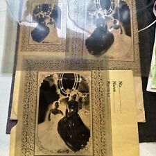 Antique 8x10 Photograph Negatives. Lot Of Three. picture