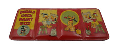 Vintage Rare DONALD DUCK Paint Box by Walt Disney-Mickey Mouse c. 1940 picture