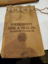Vintage  North County Bank and Trust Bellefontaine Neighbors Mo  Bag  10