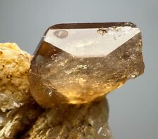 30 CT. Top Honey Color Topaz Transparent Crystal On Mica From Pakistan picture