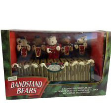 Mr. Christmas Bandstand Bears Musical 5 Animated Teddy Bears Xylophone 35 Carols picture