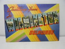 Vintage Greetings From Wilmington Delaware Souvenir Postcard Folder - P33 picture