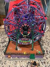 Lemax Spooky Town WEB of TERROR Spider Ferris Wheel SOUND LIGHTS Halloween 2021 picture