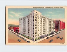 Postcard Mississippi Hotel and Theatre Building, Davenport, Iowa picture