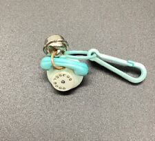 Vintage 1980s Plastic Bell Charm Old Fashion Telephone Pre-owned. picture