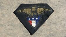 WW1 US ARMY MILITARY AEF CENTRAL RECORDS OFFICE PATCH BULLION AND EMBROIDERED picture