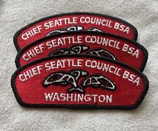 Chief Seattle Council BSA Patch -- I Combo Ship- U Save $ picture