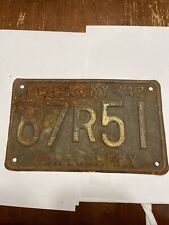 1942 Kentucky License Plate Montgomery County Old Vintage 87R51 picture