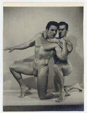 Bruce Of Los Angeles 1950 Gay Beefcake Tanned Muscular Wrestlers Physique Q8268 picture